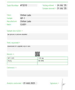Where to Buy IGF-1 LR3 1mg Vial