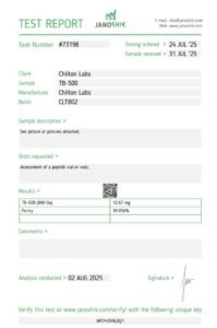 Thymosin TB-500 (889 Da) 10mg vial